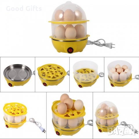 Яйцеварка на пара за 7/14 яйца Healthy egg , Уред за варене на яйца, снимка 5 - Други - 35489870