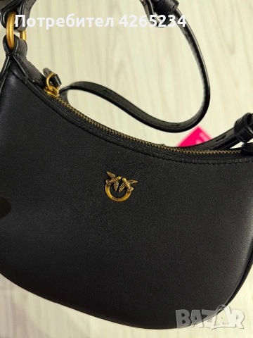 Оригинална чанта Pinko, снимка 3 - Чанти - 53966861