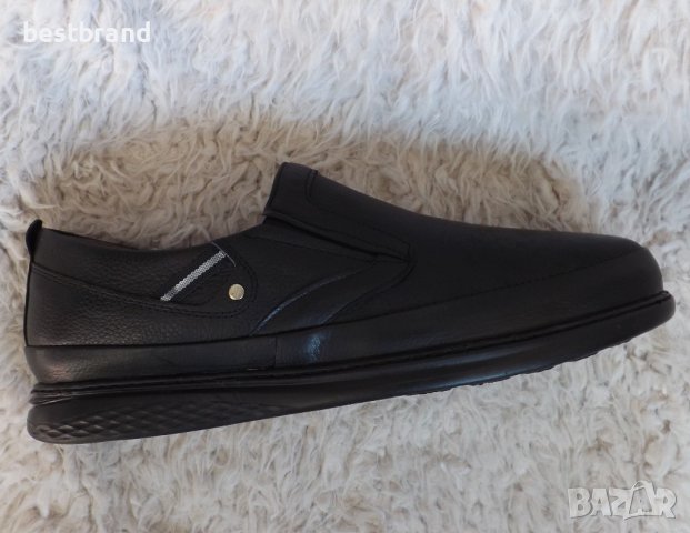 Обувки, гигант, черни, естествена кожа, код 396/ББ1/70, снимка 3 - Ежедневни обувки - 36922906