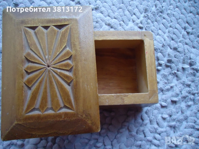 дървена кутия, снимка 2 - Декорация за дома - 53014813