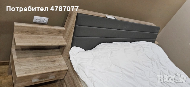 Спален комплект 180/200 от Айко, снимка 4 - Спални и легла - 54085770