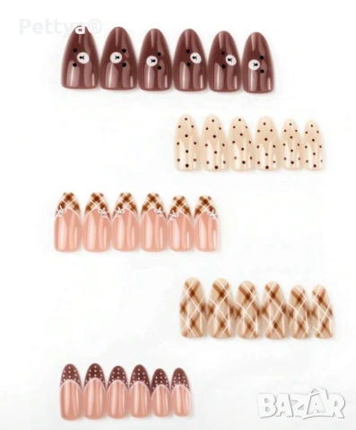 Изкуствени нокти 30бр. №17, снимка 2 - Продукти за маникюр - 53282038