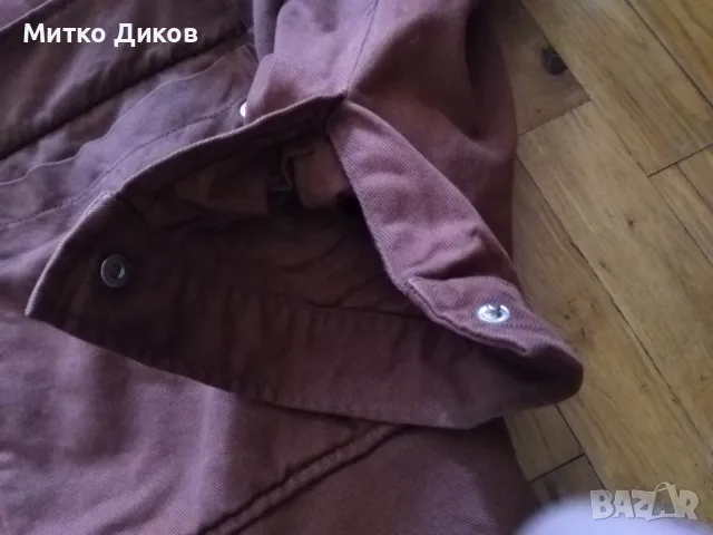 Есенно зимно яке Зара кафяво с подплата размер ХЛ, снимка 6 - Якета - 47307837