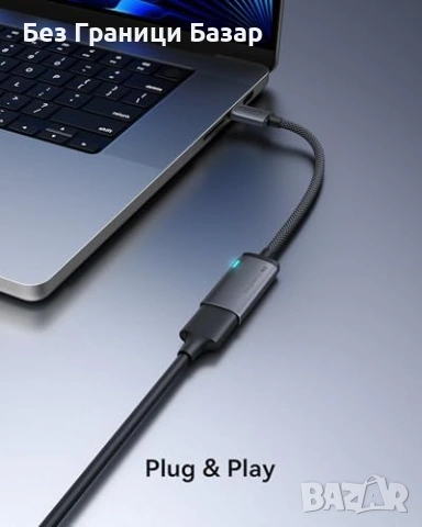 Нов INIU 4K 60Hz USB-C HDMI адаптер за лаптоп телефон таблет MacBook iPhone Samsung, снимка 6 - Друга електроника - 54046718