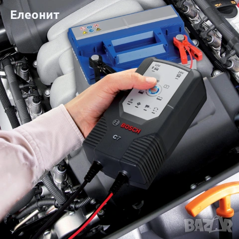 Зарядно За Акумулатор, BOSCH, C7, 12V / 24V, 3.5 / 7A, снимка 3 - Аксесоари и консумативи - 53249905