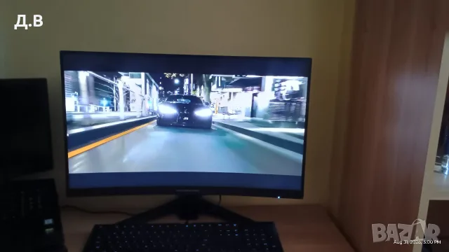 Asrock извит 27" монитор, снимка 4 - Монитори - 55898998