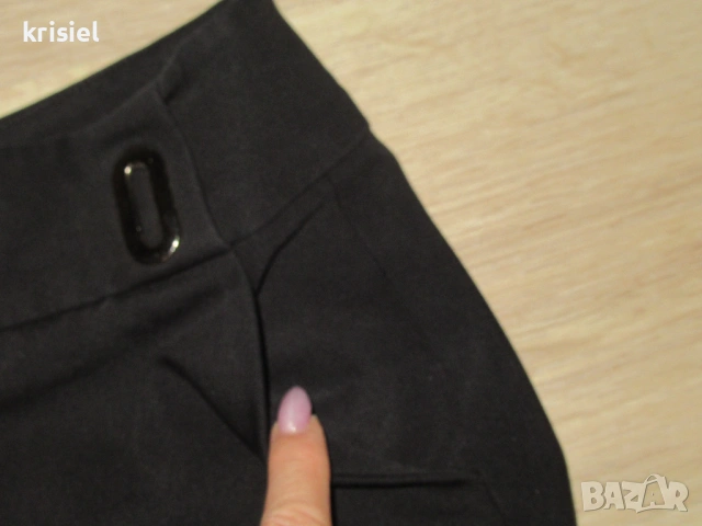  ELISABETTA FRANCHI--СТРАХОТЕН ПАНТАЛОН С ЕМБЛЕМА--XS номер, снимка 7 - Панталони - 53969553