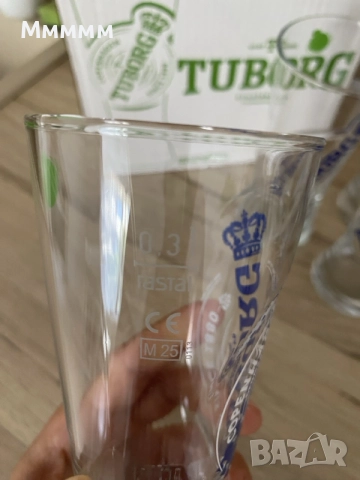 Чаши за бира Tuborg , снимка 4 - Чаши - 55881514
