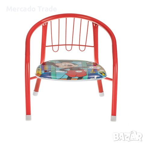 Детски стол Mercado Trade, Метал, Мики Маус, Червен, снимка 2 - Мебели за детската стая - 38057863