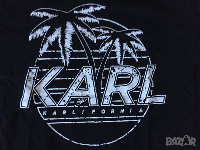 Karl Lagerfeld оригинална нова мъжка тениска S, снимка 3 - Тениски - 33772198