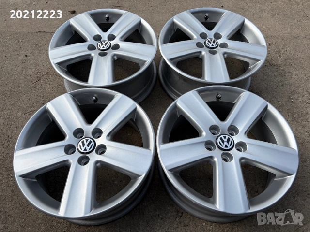 4 броя алуминиеви джанти за Volkswagen Polo 16, снимка 2 - Гуми и джанти - 53875512