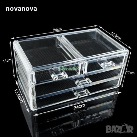 Комбиниран Органайзер За Гримове И Бижута - Make Up Kit, снимка 6 - Козметика за лице - 27151375