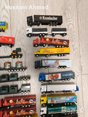 Scania 1:87 Mercedes камиони умалени мащаб 1:87, снимка 6 - Колекции - 53959342