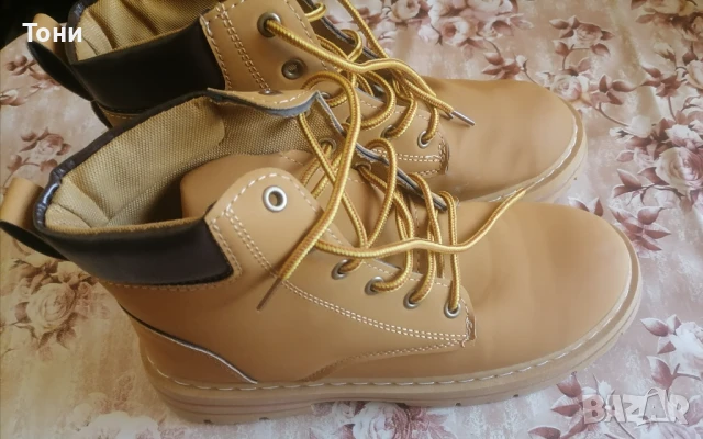 Нови Кожени Мъжки Боти 44, снимка 3 - Мъжки боти - 51007967