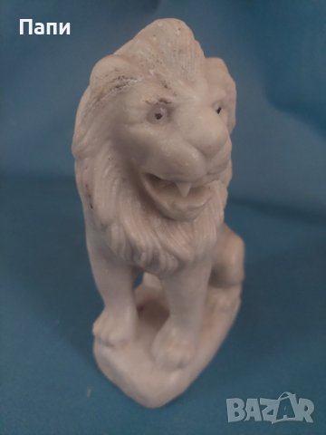 Страхотна мраморна скулптура на лъв, снимка 8 - Други ценни предмети - 39487465