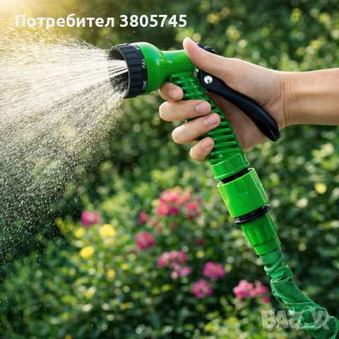 Мултифункционален градински пистолет за поливане – 6 режима на работа, ергономичен дизайн