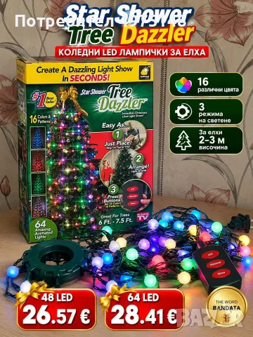 коледни Led лампички