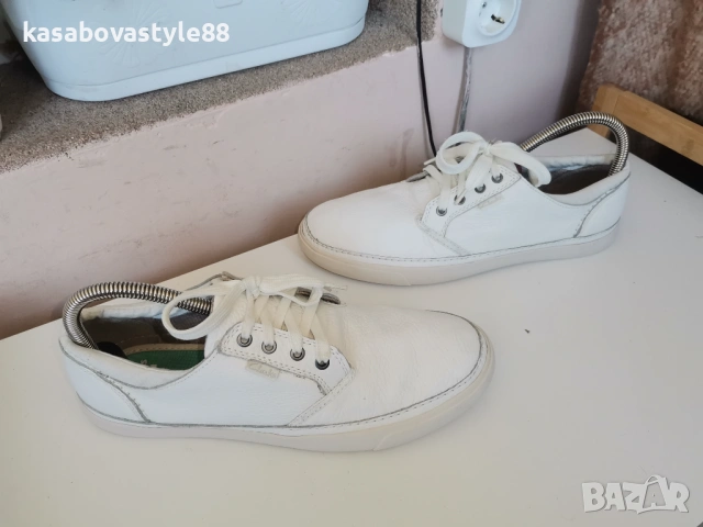 Бели обувки Clarks 42 н. Естествена кожа , снимка 4 - Дамски ежедневни обувки - 54148411