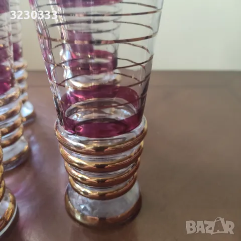 Кристални чаши за безалкохолно цветни, снимка 6 - Чаши - 49147608