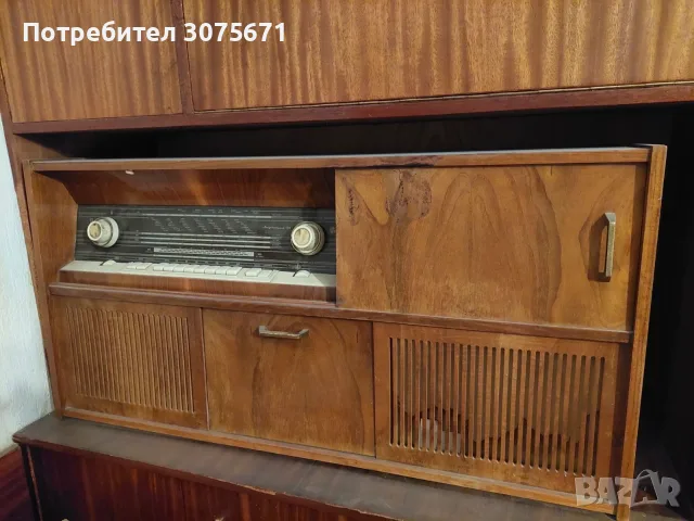 Ретро радиограмофон „Хармония 103“ + плочи, снимка 5 - Грамофони - 55944006