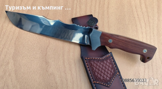 Туристически нож- ръчна изработка / 13 /, снимка 2 - Ножове - 53329537