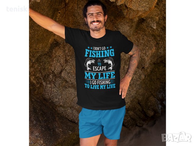 Тениски за рибари,риболов, снимка 1 - Тениски - 37168468