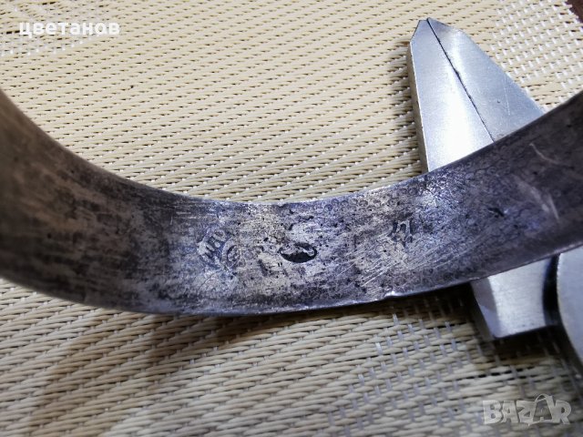 Масивна турска гривна-сребро, снимка 7 - Антикварни и старинни предмети - 31144587