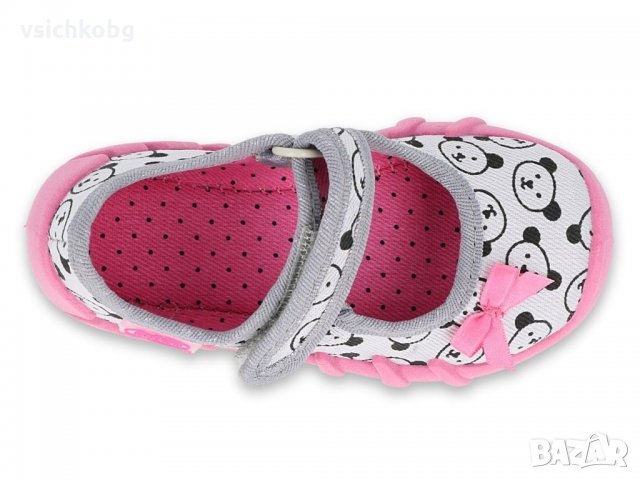 Пантофи за момиче Мече дишаща подметка и анатомично ходило Бефадо  SOFT-B BEFADO 109P220  ( 18-26 ), снимка 1