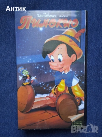 Видеокасета VHS Пинокио Walt Disney