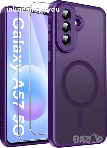 Матов MAGSAFE Кейс за Samsung Galaxy A57 / A37, снимка 3 - Калъфи, кейсове - 54361736