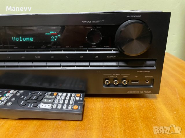 Onkyo TX-NR535 5.2 3D 4K WiFi Bluetooth ресивър Pandora, Spotify, Deezer, снимка 2 - Ресийвъри, усилватели, смесителни пултове - 38382753