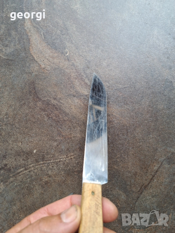 стар български нож Сърп и чук Велико Търново 28/1, снимка 4 - Ножове - 51836911