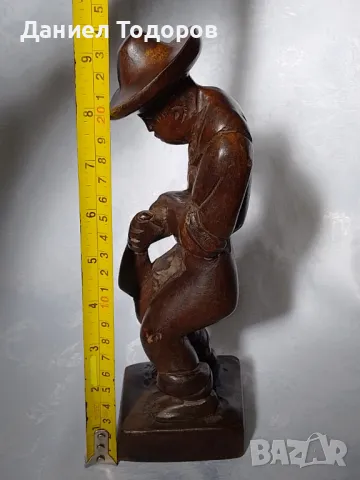 Масивна Дървена Фигура , Статуетка - Каубой, снимка 12 - Статуетки - 48242759