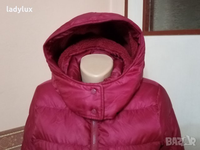 UNI QLO, с Гъши Пух, Оригинално Яке с Качулка. Код 1432, снимка 11 - Якета - 35213197
