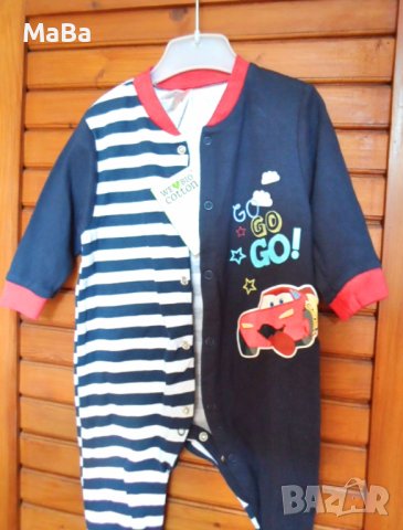 Дисни РОМПЪР Био ПАМУК /3-9мес./, снимка 3 - Бебешки гащеризони - 42508232