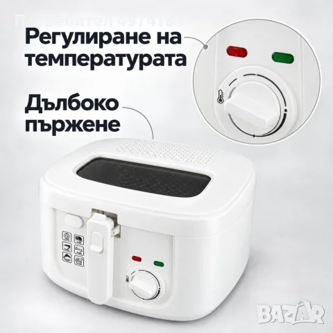 Електрически фритюрник, снимка 3 - Фритюрници - 56435062