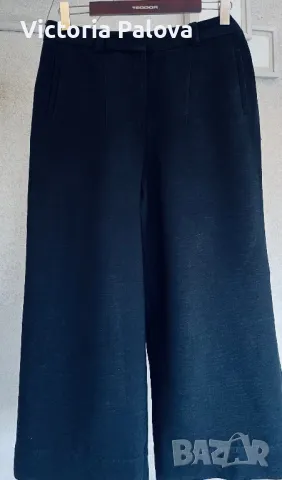  Модерен скъсен панталон широк крачол MASSIMO DUTTI , снимка 4 - Панталони - 47584071