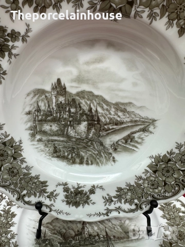 Seltmann Weiden Rheingau Барок- сервиз за хранене и кафе за 6 човека като НОВ, снимка 9 - Сервизи - 52555148