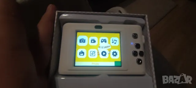 фотоапарат 4к HD бял пълен комплект принадлежности 