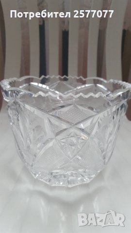 Кристална купа 12/15 см, снимка 2 - Аксесоари за кухня - 35101982