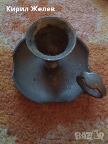 Свещник малак бронз 25424, снимка 2 - Декорация за дома - 34275290