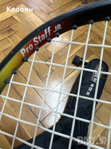Тенис ракета Wilson Pro Staff JR в калъф , снимка 12 - Тенис - 51823278