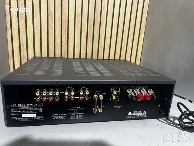 Интегриран усилвател NAD 317, снимка 13 - Ресийвъри, усилватели, смесителни пултове - 56414508