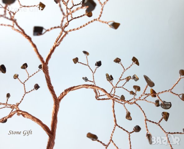 Дръвче Тигрово око, Подарък Коледа, Подарък Кръщене, Подарък Любов, 35 рожден ден, Любов подарък, снимка 4 - Други - 33094710