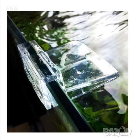 Скоби за капаци на аквариум, Акрил, 10 mm, Прозрачни, снимка 4 - Други инструменти - 52168390