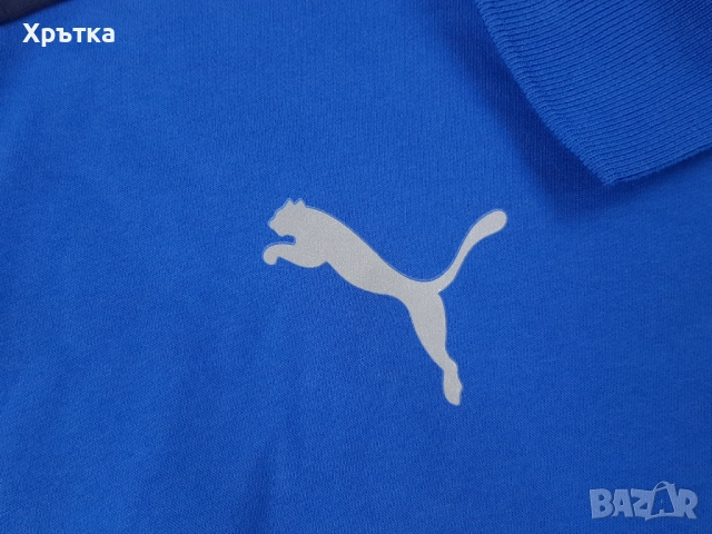 Puma Italy - Оригинална мъжка тениска с яка размер XL, снимка 7 - Тениски - 52762545