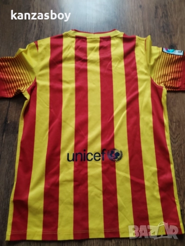 NIKE BARCELONA 2013-14 - юношеска футболна тениска 147-158см., снимка 8 - Детски тениски и потници - 51683405