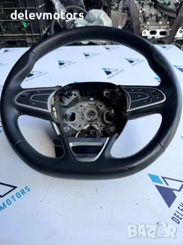 484003952R мултифункционален кожен волан от Renault Megane 1.5 DCI, снимка 2 - Части - 56330918