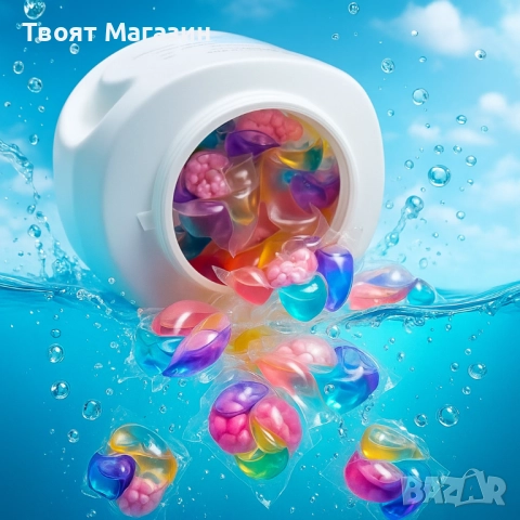 Капсули за пране 6в1 – 30 броя | Мощна 8-кратна формула за безупречна чистота