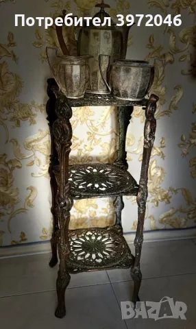 Антикварен викториански сет за чай , снимка 5 - Антикварни и старинни предмети - 50421501